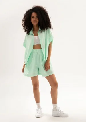 Minty - Minty thin cotton shorts