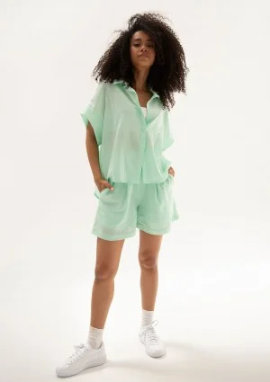 Minty - Minty thin cotton shorts