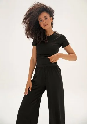 Lumiere - Black rayon top