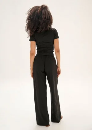 Lumiere - Black rayon top