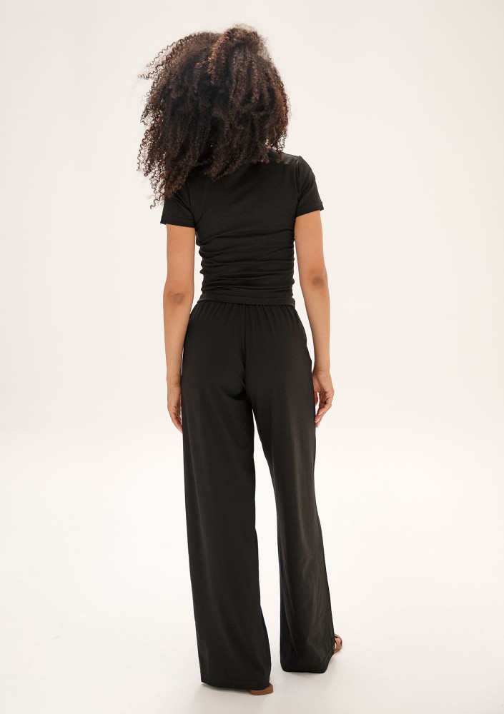 Lumiere - Black rayon top