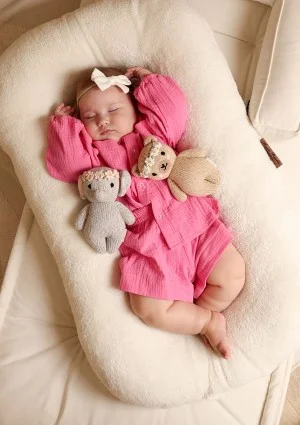 Palma - Pink muslin kids shirt