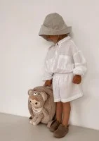 Palma - White muslin kids shirt