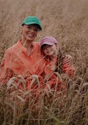 Koszula dziecięca z muślinu Morelowa