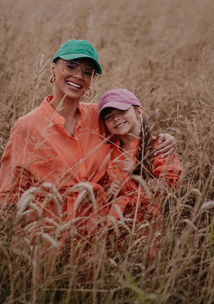 Koszula dziecięca z muślinu Morelowa