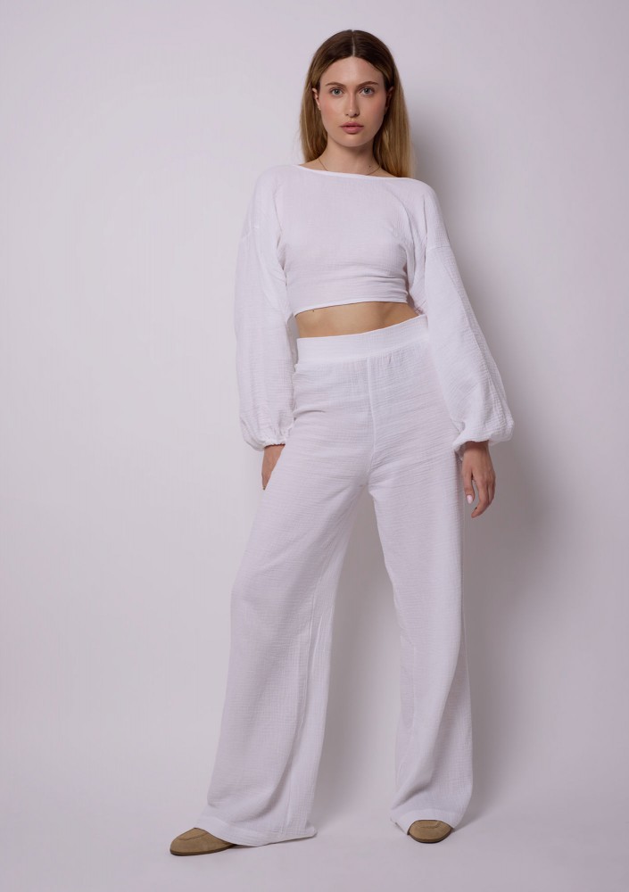 Alines - White muslin top