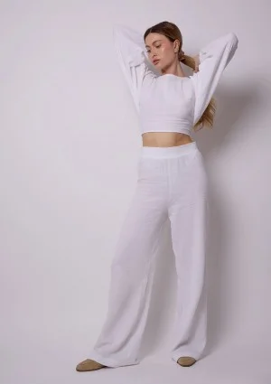 Alines - White muslin top
