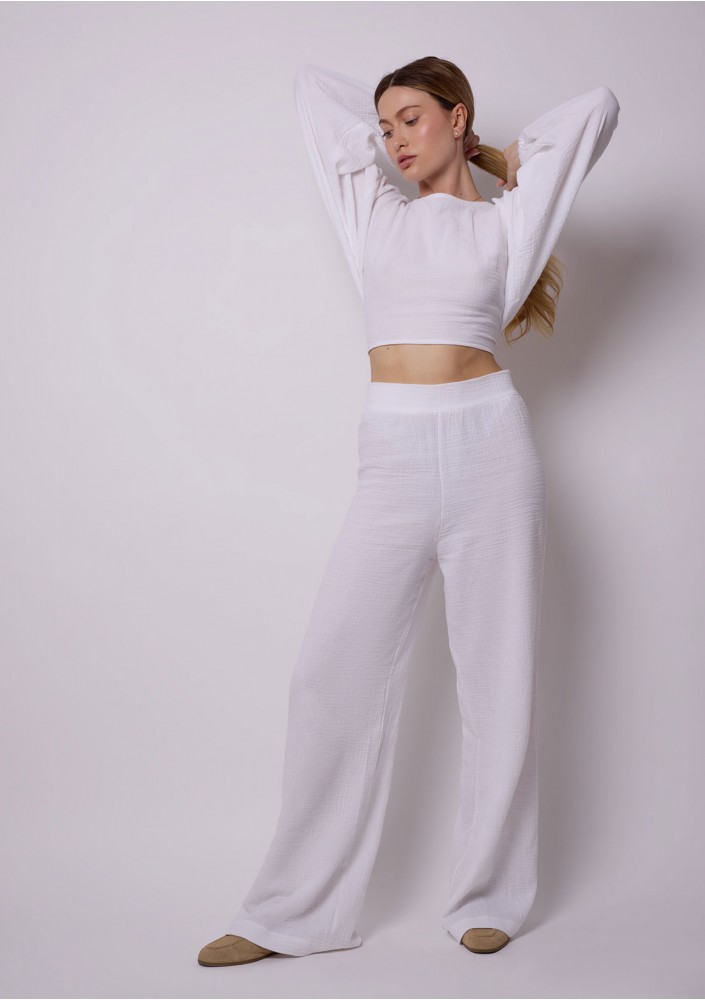 Alines - White muslin top