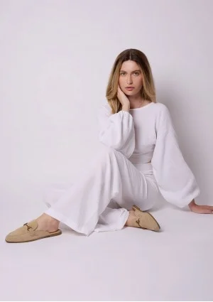 Alines - White muslin top