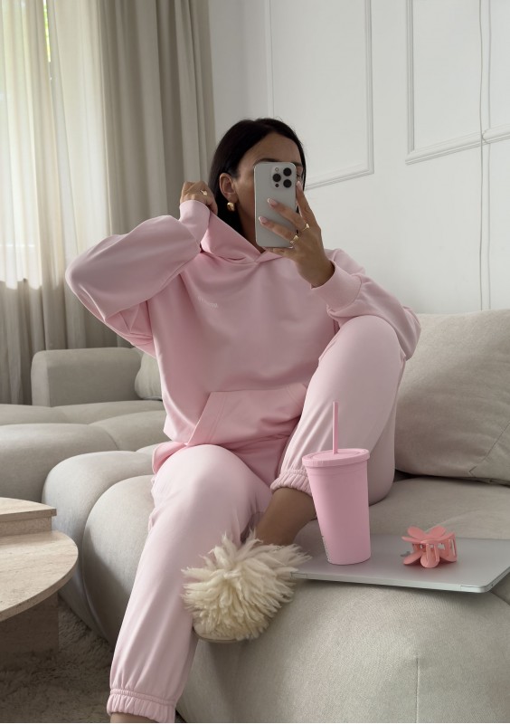 Pure - Bluza z kapturem Pastel Pink