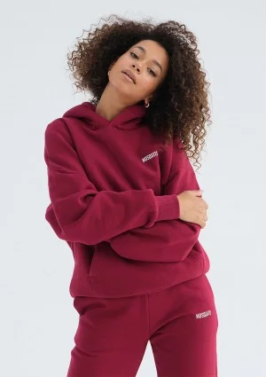 Pure - Deep cherry red hoodie