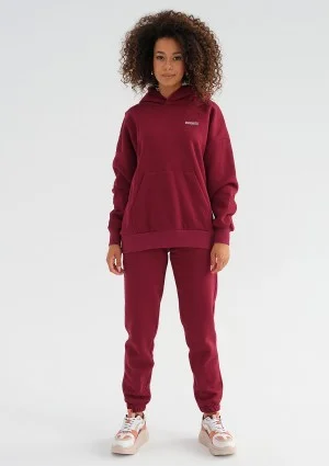 Pure - Deep cherry red hoodie