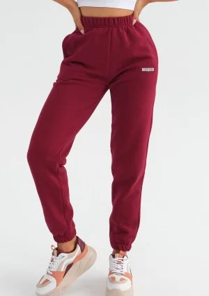 Pure - Deep cherry red sweatpants