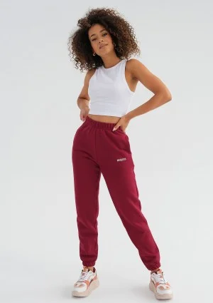 Pure - Deep cherry red sweatpants