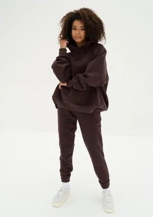 Mesh - Spodnie dresowe jogger Dark Chocolate