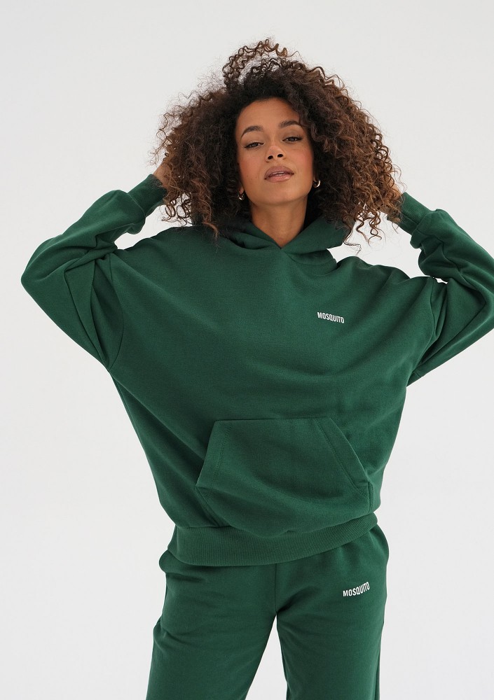 Pure - Hunter green hoodie