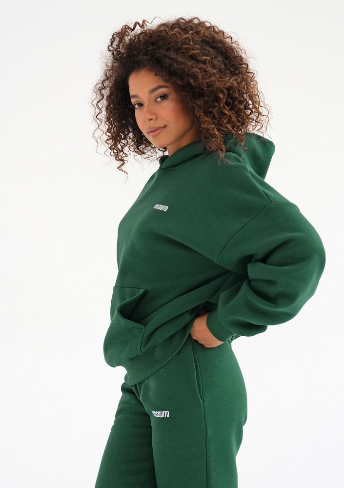 Pure - Bluza z kapturem Hunter Green