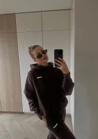 Pure - Dark chocolate brown hoodie