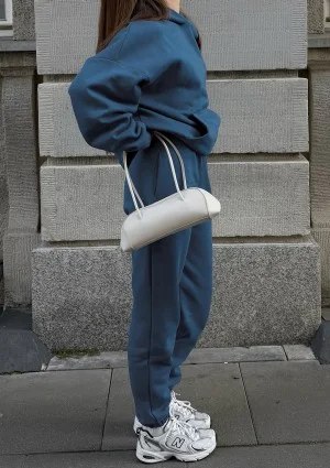 Pure - Retro blue hoodie