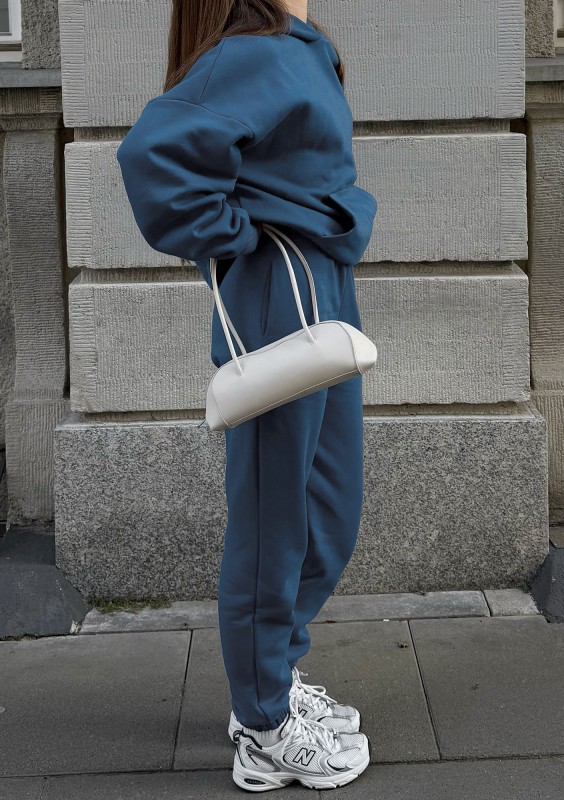 Pure - Retro blue hoodie