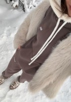 Pure - Spodnie dresowe Savannah Tan