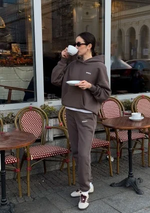 Pure - Savannah tan brown sweatpants