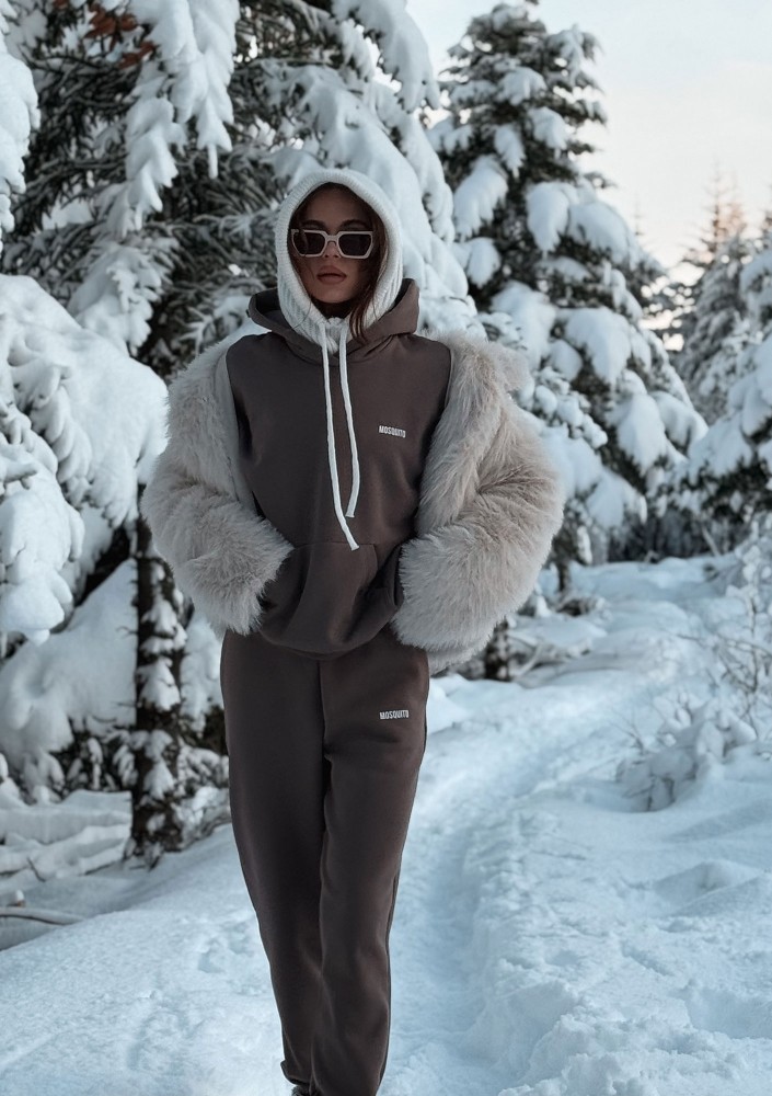 Pure - Savannah tan brown hoodie