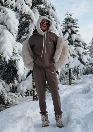 Pure - Savannah tan brown hoodie