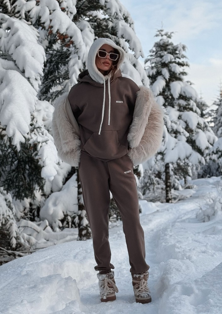 Pure - Savannah tan brown hoodie