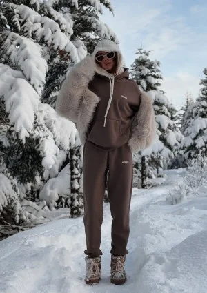 Pure - Bluza z kapturem Savannah Tan