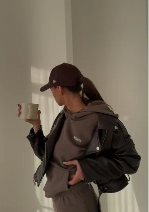 Pure - Savannah tan brown hoodie