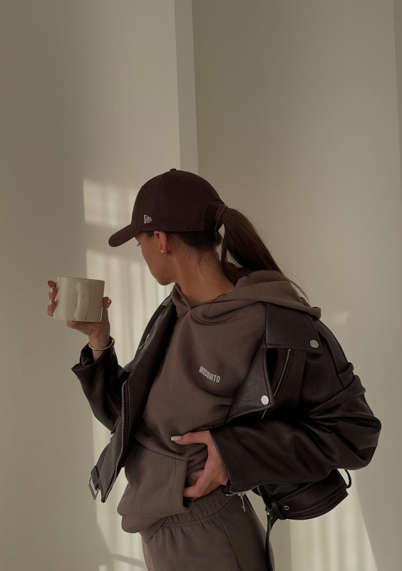 Pure - Savannah tan brown hoodie