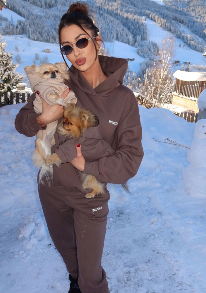 Pure - Bluza z kapturem Savannah Tan