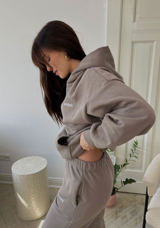 Pure - Bluza z kapturem Simply Taupe