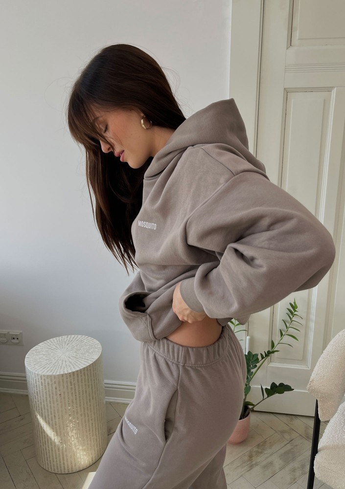 Pure - Bluza z kapturem Simply Taupe