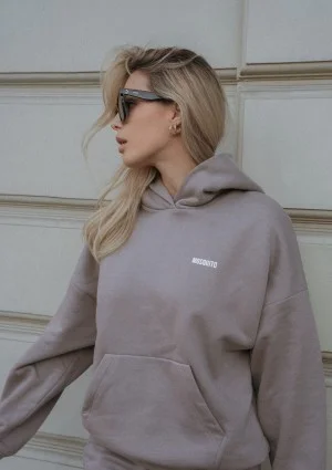 Pure - Bluza z kapturem Simply Taupe