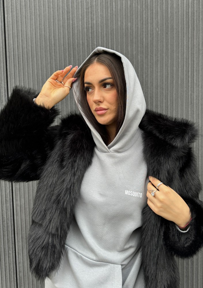 Pure - Bluza z kapturem Gray Rock