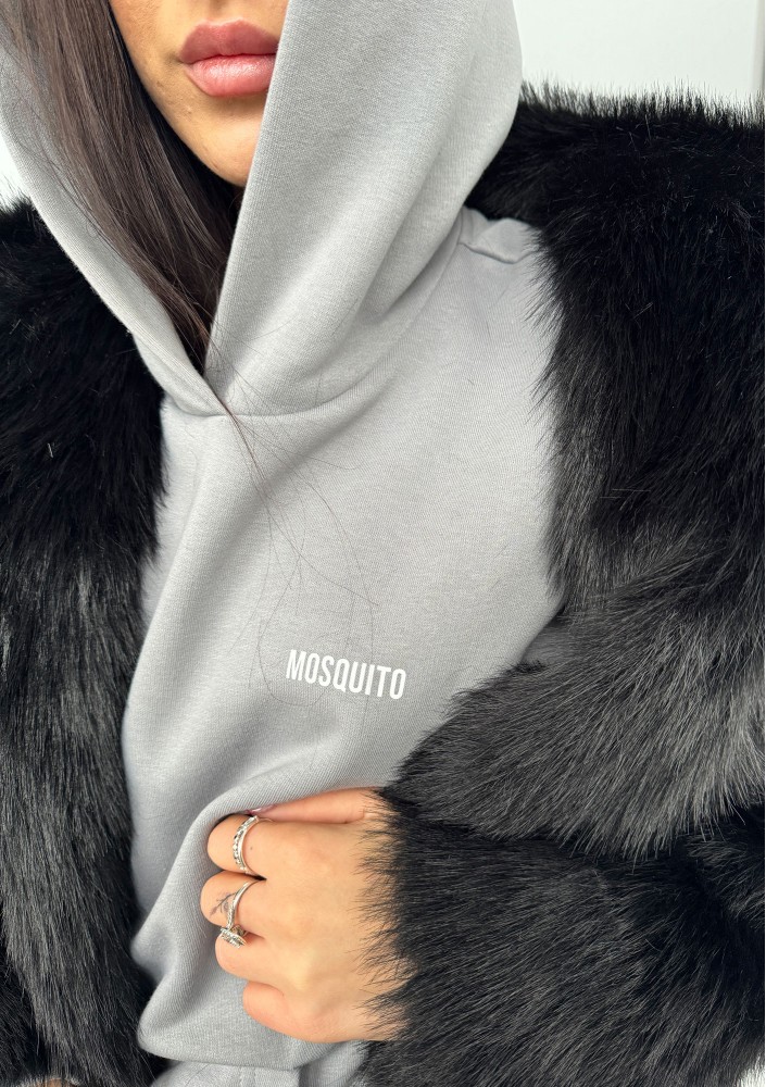 Pure - Bluza z kapturem Gray Rock