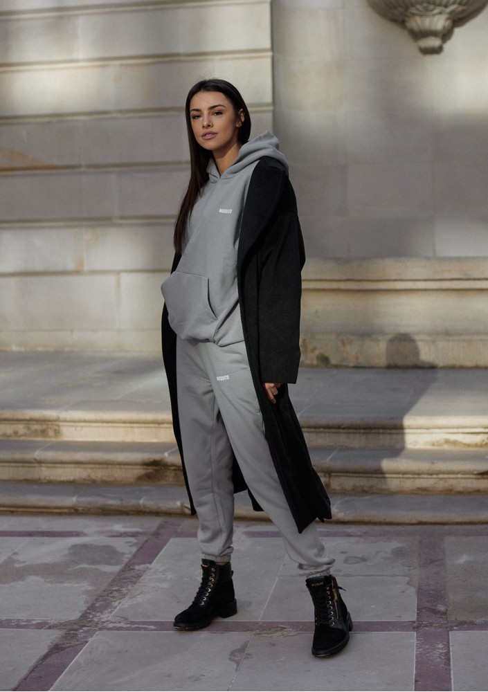 Pure - Bluza z kapturem Gray Rock