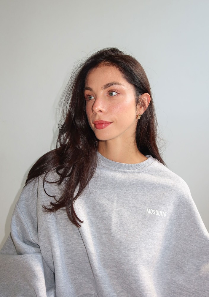 Shore - Grey melange sweatshirt