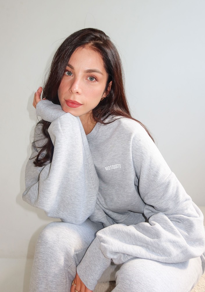 Shore - Grey melange sweatshirt
