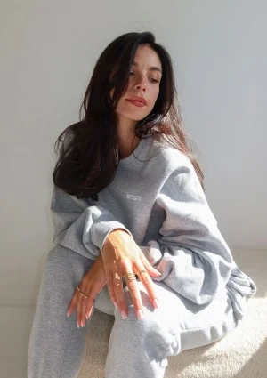 Shore - Grey melange sweatshirt