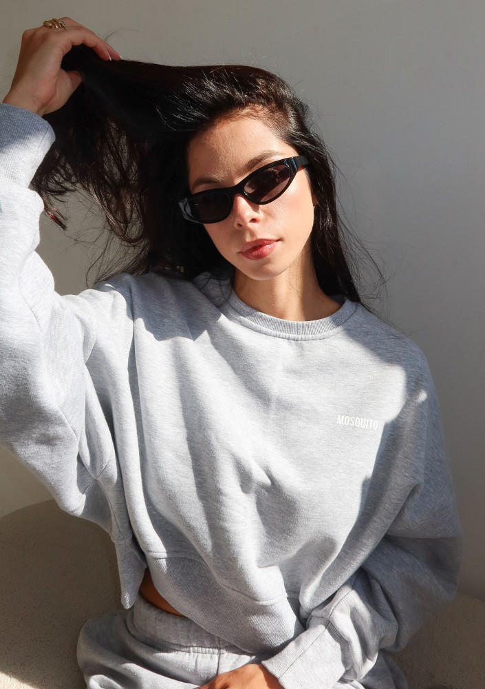 Shore - Grey melange sweatshirt