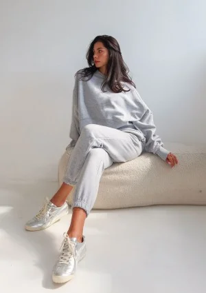 Shore - Grey melange sweatshirt