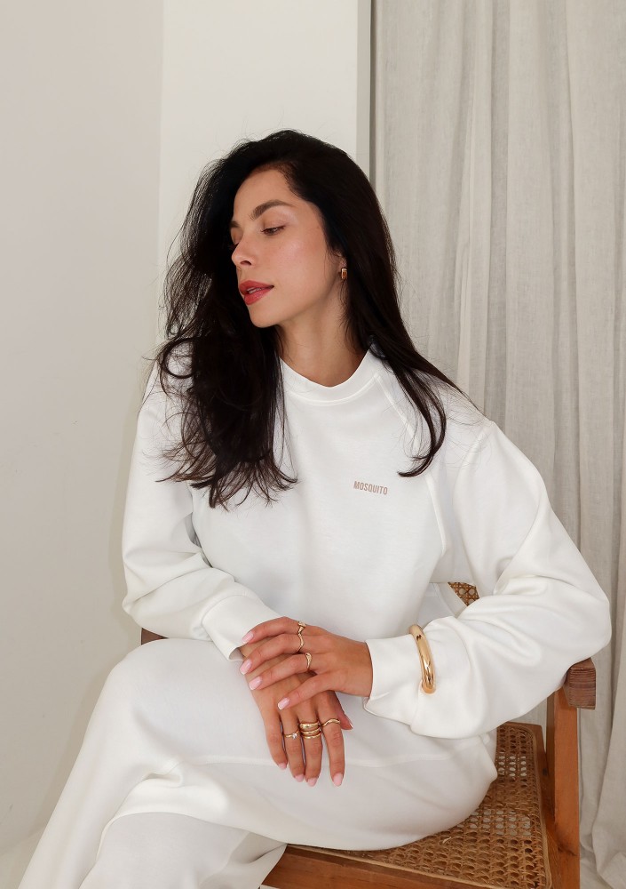 Shanti - Bluza z wiskozą Ecru