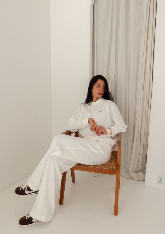 Shanti - Ecru sweatpants