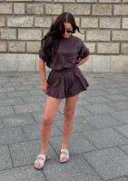 Softie - Brown thin cotton shorts