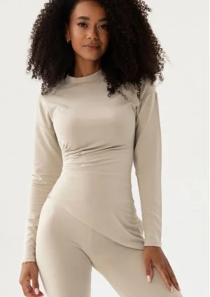 Eline - Beige asymmetric top