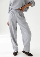 Puff - Spodnie dresowe z przeszyciem Grey Melange