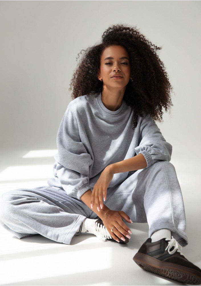 Puff - Melange grey sweatpants